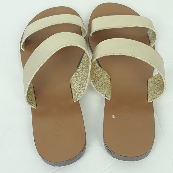 J Crew Factory easy summer slide sandals Sz 8-6 - Picture 4 of 6